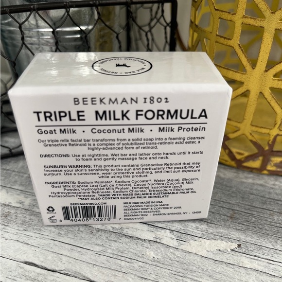 Beekman 1802 Skincare Beekman Milk Bar Plus Retinol Bar New And